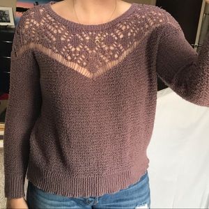 Lavender Hollister Sweater